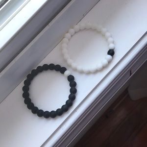 Two Lokai bracelets